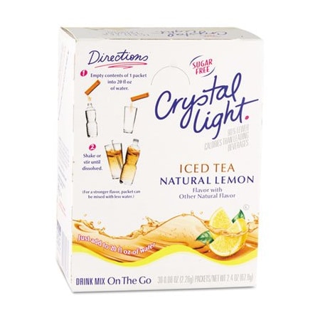 Five Star Distributors CrystalLig, On The Go, Iced Tea, .16oz Packets, 30PK 00757